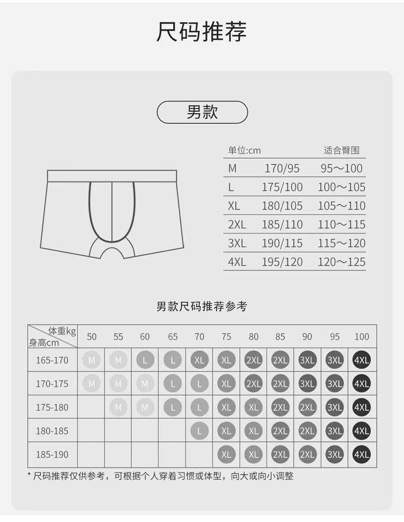 мужские боксеры 林夕梦透气干爽薄兰精莫代尔青年四角裤舒适无痕立体裁剪男士内裤 Lin XI dream