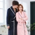 Congzi vài chiếc áo choàng lông cừu san hô áo choàng ngủ Night Robe