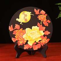 Mid-Autumn Festival gifts charcoal carving handicrafts ornaments insurance customers creative gifts public relations welfare gifts printable
