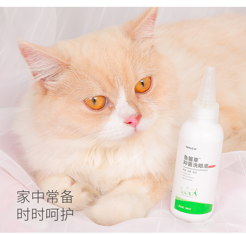 Yahe Yucao thú cưng thuốc nhỏ mắt mèo thuốc nhỏ mắt mèo giọt nước mắt - Thuốc nhỏ mắt thuốc rửa mắt