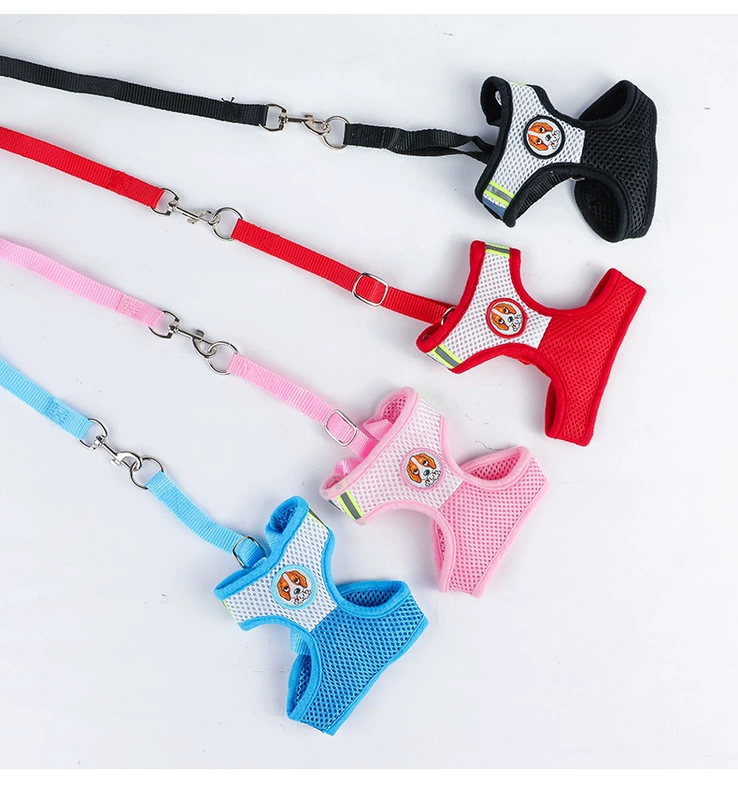 Chó kéo dây kiểu kéo dễ thương cún con kéo dây con chó nhỏ Teddy Bomei dây xích chó 遛 dây mèo - Cat / Dog hàng ngày Neccessities