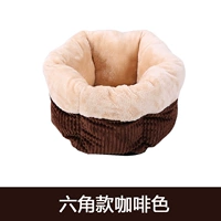 Коричневый шестиугольный