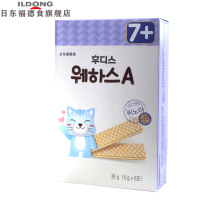 Nittongford Food Korea imported childrens snacks Pastry box baby molar stick Wafer waffle