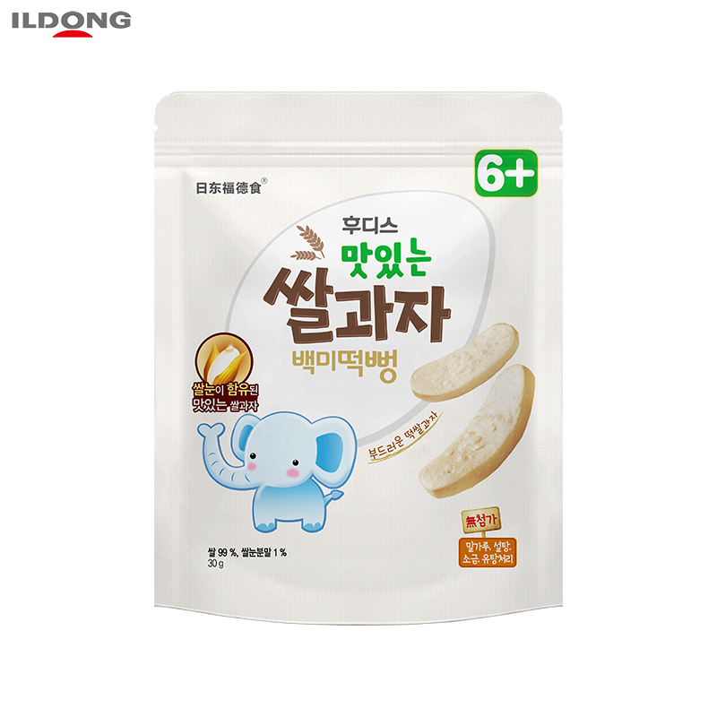 Japan East Ford Food Korea Original Clothing Imported Children Zero Food Baby Grinding Tooth Rice Biscuit Original Taste Packaging 30g