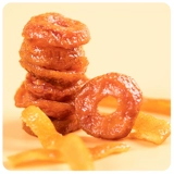 Полоски кожуры мандарина Chunjiangyue, кружочки боярышника, настоящие ломтики боярышника без семян, девять систем, полые сушеные боярышники, кисло-сладкие закуски для беременных