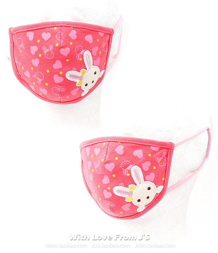 Детская хлопковая дышащая мультяшная милая удерживающая тепло медицинская маска для мальчиков и девочек 