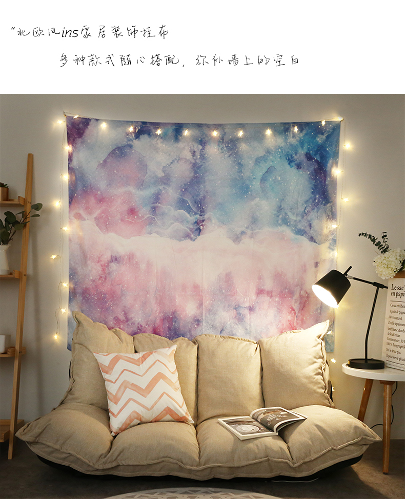 cú đấm miễn phí nền đỏ bố trí mạng in vải tấm thảm của phòng các cô gái ký túc xá ngủ cạnh giường ngủ trang trí tường bao gồm chuyển đổi - Tapestry thảm trang trí sofa
