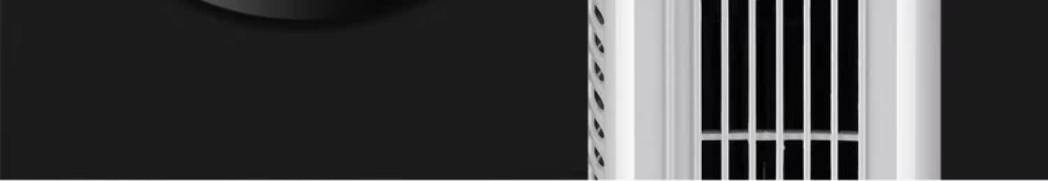 pin quạt mini Meiling quạt điện hộ gia đình loại tháp quạt quạt văn phòng ký túc xá bàn dọc lắc đầu không có quạt lá - Quạt điện quạt tích điện mini cầm tay