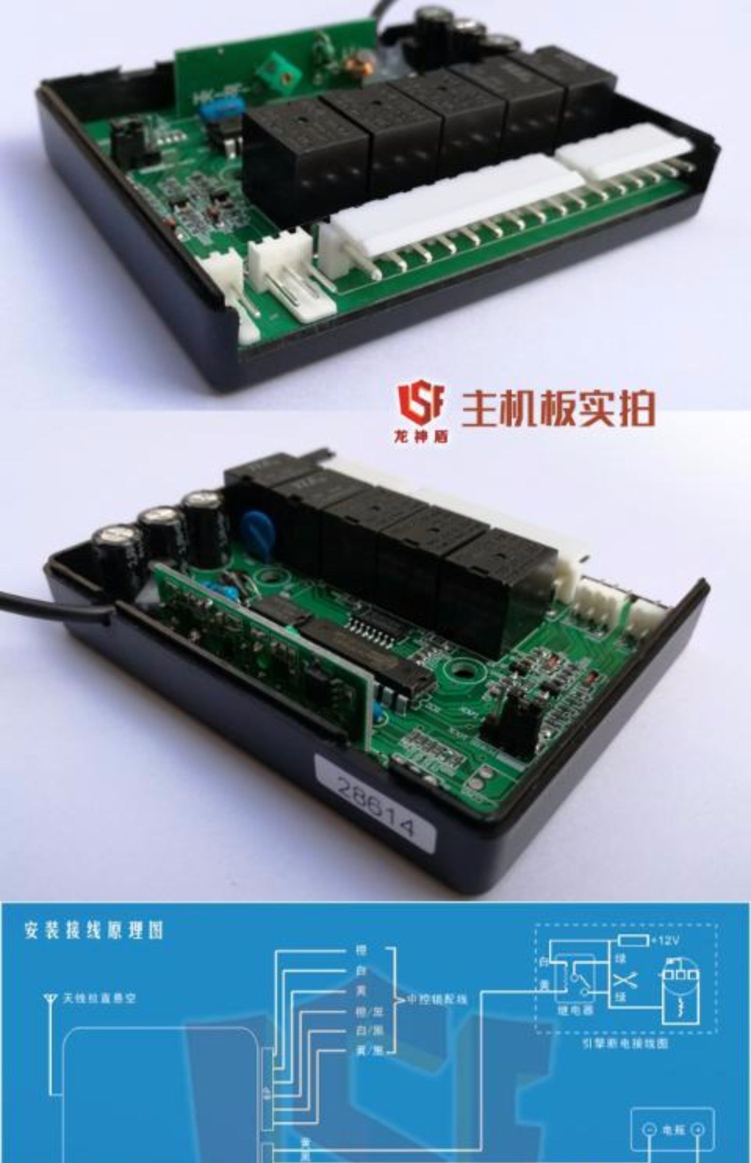 8301A Thiết bị cầm tay thực tế chống trộm xe hơi Báo động rung còi điều khiển từ xa Cửa trung tâm Khóa - Âm thanh xe hơi / Xe điện tử máy hút bụi ô tô