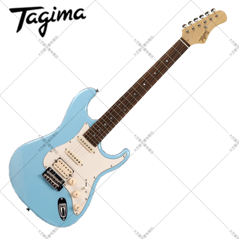 T635pro Sonic Blue EnhancementTagima Tajima TG530 children adult Electric guitar suit Professional level Electronics Guitar Beginner introduction 635