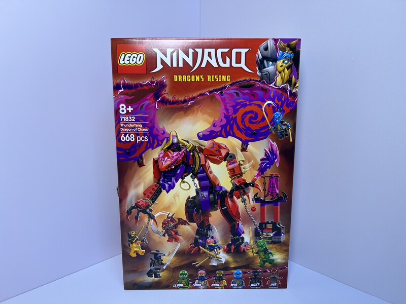 Lego 71832 Ninjago Series Chaos Raptor Thunder Tooth