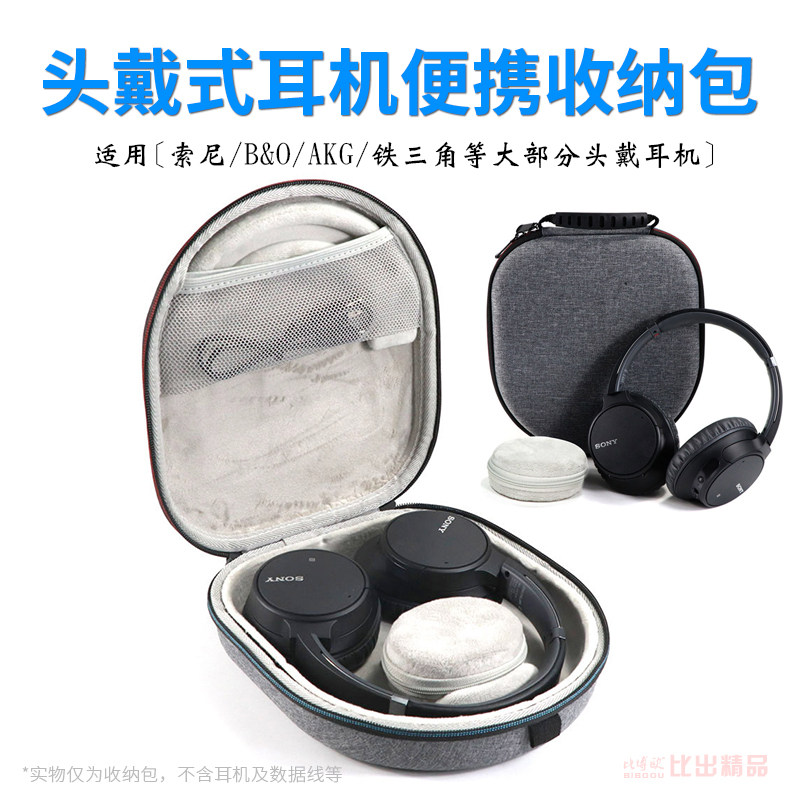 Suitable for Sony Sony WH-CH700N WH-1000XM3 headphone storage box portable bag anti-compression headphone bag