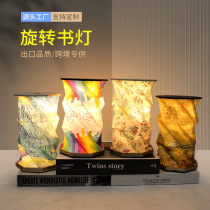 Book Lamp Dragon Boat Festival Gift Folding Atmosphere Night Lamp Creative Gift Qianli Jiangshan Mid-Autumn Festival Gift Book Lamp
