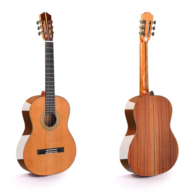 Play Class 39-inch Classical Guitar Red Pine Red Pine Rose Wood Solid Wood Test Electric Box Classical Full Veneer Guitar