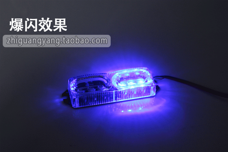 WISP Phụ Kiện Xe Máy Màu Đỏ và Màu Xanh LED Strobe Light Không Thấm Nước Đèn Lồng Trang Trí Nhấp Nháy Cảnh Báo Ánh Sáng Phanh Nhẹ đèn pha xe máy
