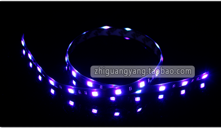 Thanh đèn trang trí xe máy 30CM60CM màu nhấp nháy thanh ánh sáng xe máy thanh 5050 bảy màu - Đèn xe máy đèn cốp xe máy