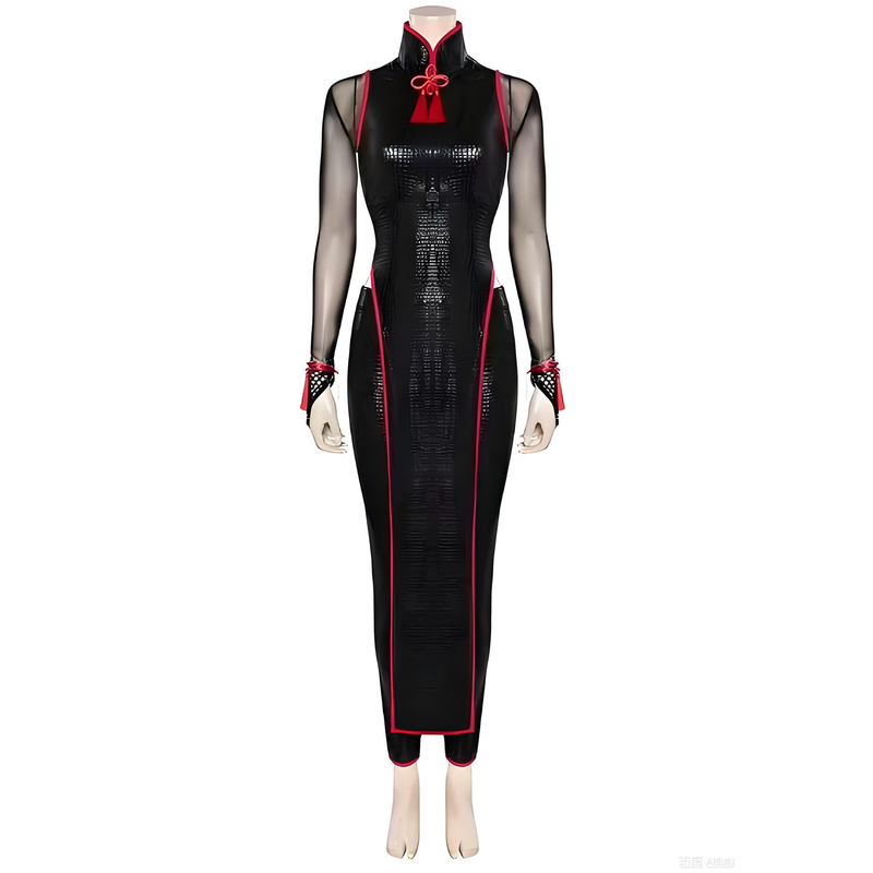 Game Endless Isle Street Fighter 6 A.K.I. Akuma King of Fighters Sexy Anime Cosplay Costume Cheongsam