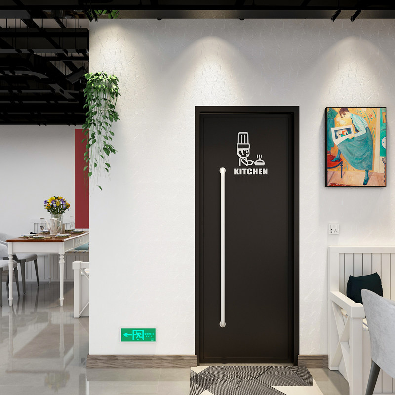 Iron Art Retro Industrial Wind Container Door Makeup Room Door Kitchen Door Creative Toilet Door Dining Room Decoration Indoor Doors