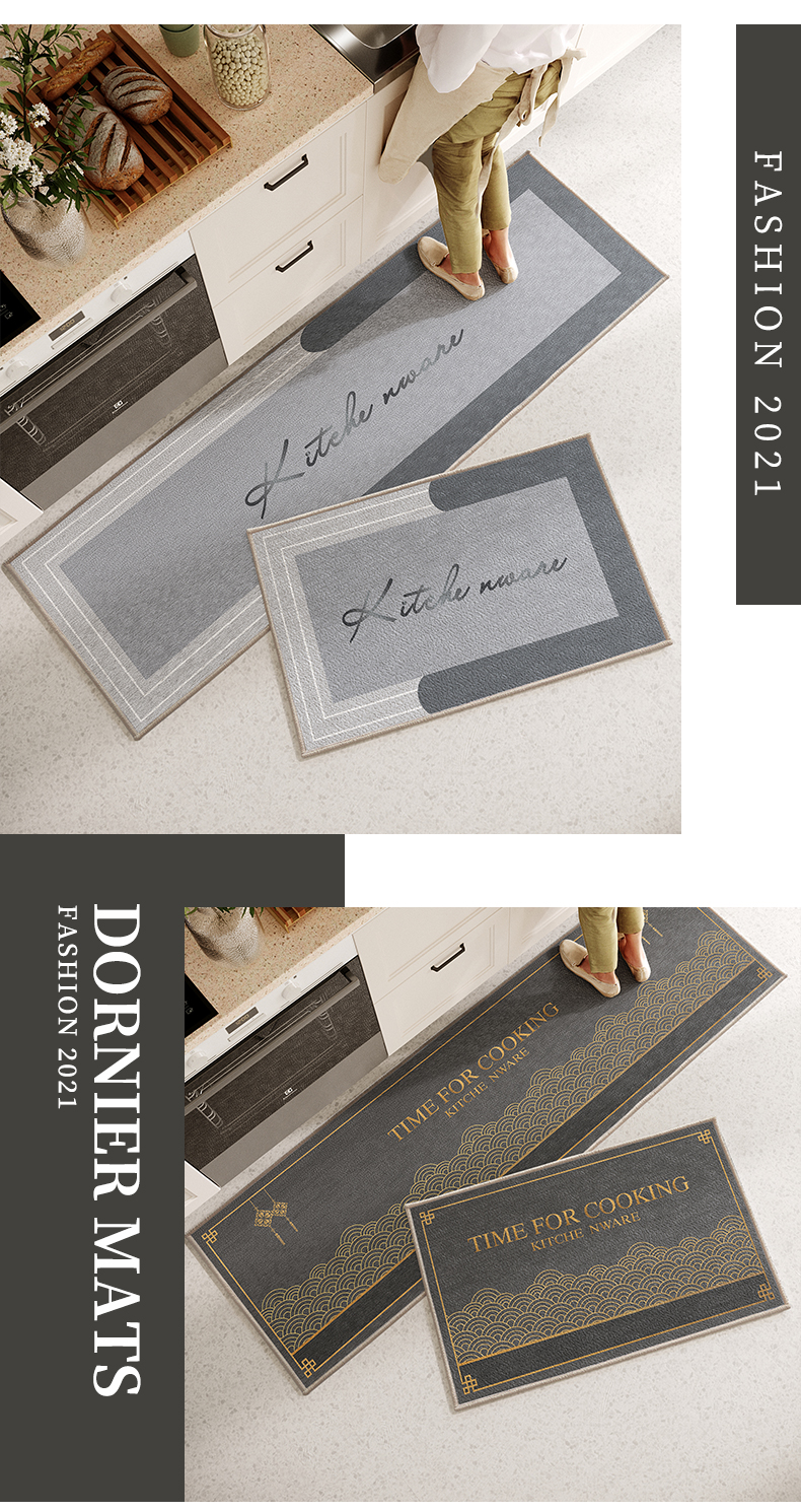 厨房专用防滑防油地垫防油污长条地面地毯吸水吸油耐脏地板踩脚垫详情11