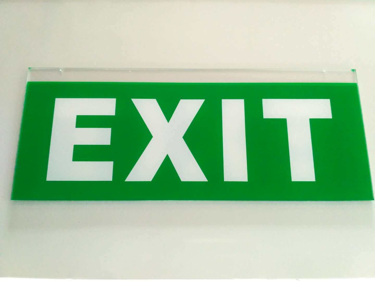 定做指示吊牌燈 出SAIDA路 澳門 安全出口標誌燈 出EXIT口 香港