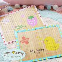 Cute Cartoon Pets Summer Cool Bamboo Mat ~ Dog Bamboo Charcoal Woven Bamboo Mat Mat t ~