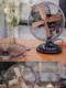 Sam Sunko Antique-Style Table Fan for Home and Commercial Use 8inch Oscillating Metal Bedside Desktop Office Electric Fan Same Model