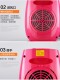 Gree Electric Heater Fan Heater Genuine Household Oscillating Desktop Bedroom Dormitory Energy-Saving Heater