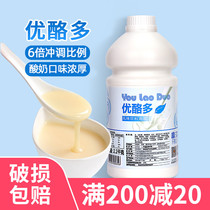  Hangfan Fulute concentrated lactic acid bacteria beverage original yogurt milk Commercial yogurt multi-milk tea shop special 2 2kg