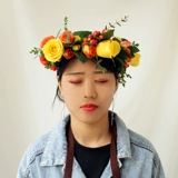 Пекин Тяньцзин Тонгченг Цветочный Экспресс праздник празднования свадебного клуба фанат фанат фаната Tianxing Голова цветочное кольцо украшение