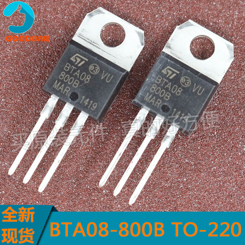 BTA08-800B Washing Machine Bidirectional Semiconductor Control Rectifier BTA08 8A 800V Package TO220 New Original