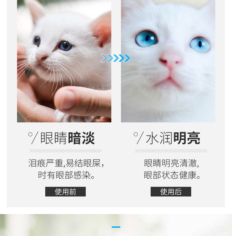 Yi Nuo flagship store rửa mắt mèo nhỏ mắt chó cưng chảy nước mắt biến mất nhân tạo thú cưng nhỏ giọt 50ml - Thuốc nhỏ mắt thuốc nhỏ mắt chống mỏi mắt