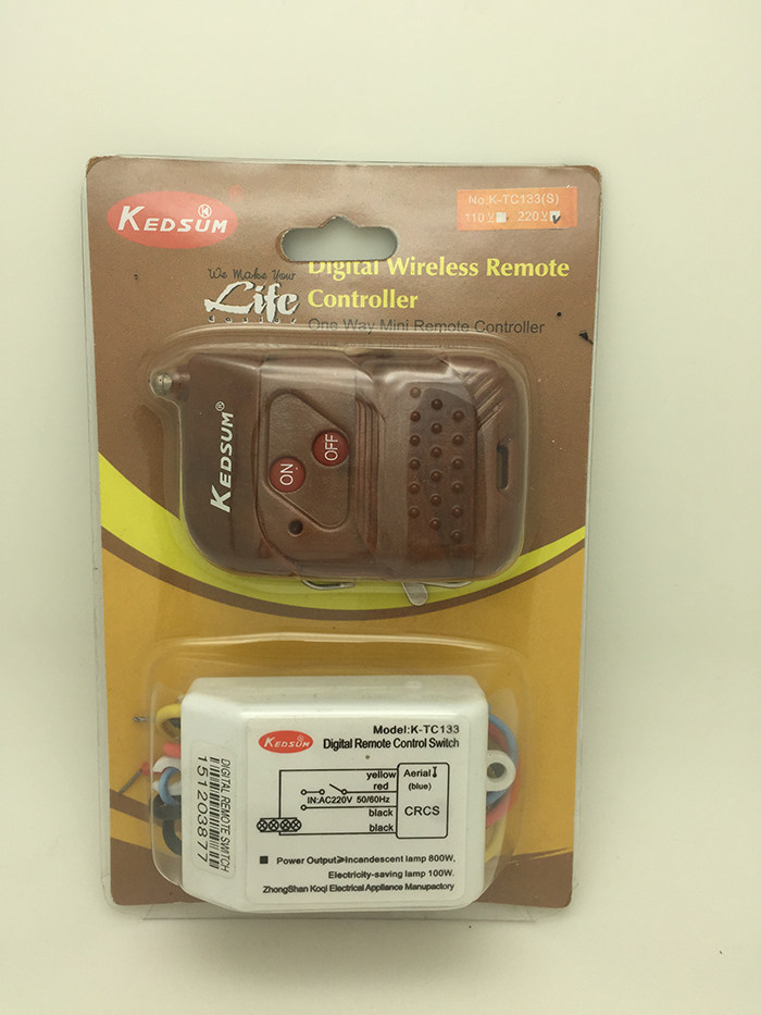 Codison Digital Remote Control Switch All Road Remote Control Switch K-TC133S