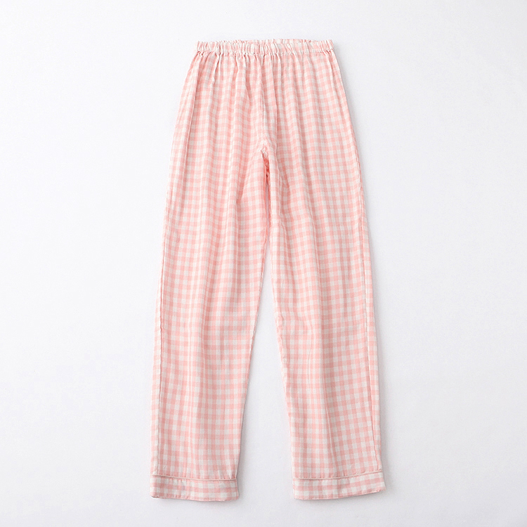 Giải phóng mặt bằng! Mùa xuân và mùa thu cotton đôi gạc Đàn ông và phụ nữ Nhật Bản dài tay kẻ sọc vài bộ đồ ngủ đặt bông dịch vụ nhà áo ngủ sexy 