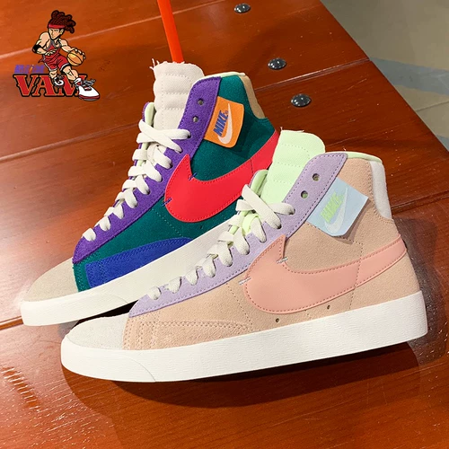 Nike Blazer Mid Women's Color Color Gang Gang Code Casual Sneeper Shoes CQ7786-561-661