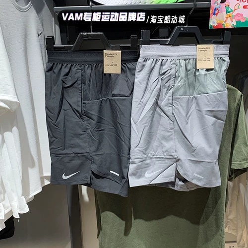 Nike, весенние спортивные дышащие быстросохнущие шорты для спортзала, для бега