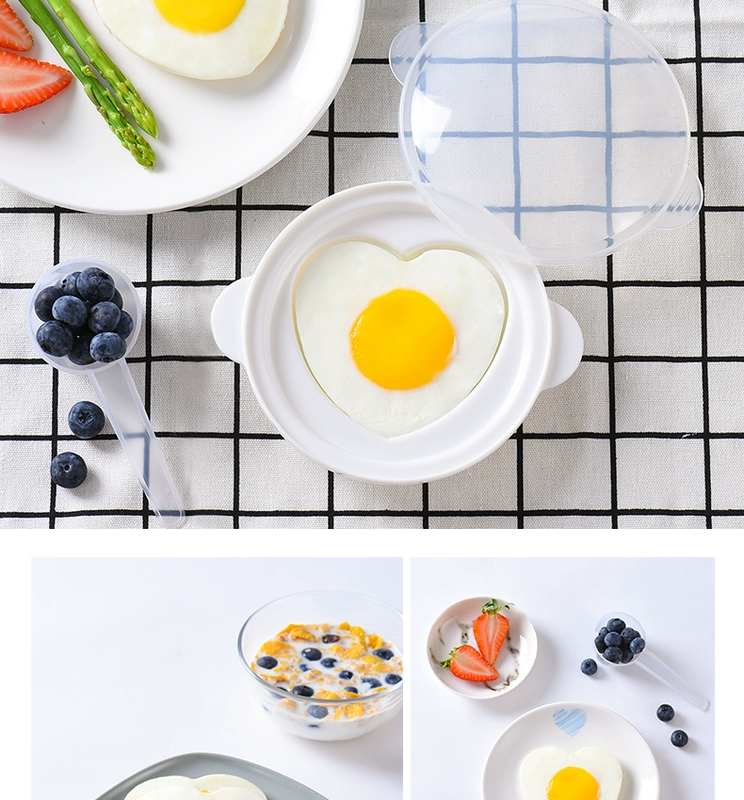 Nhật Bản nhập khẩu lò vi sóng chiên trứng nhân tạo chiên trứng hấp trứng yêu thích bữa sáng bánh mì nướng cơm bóng - Tự làm khuôn nướng
