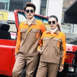 Длинно -насыщенные чистые хлопковые работы набор одежды мужская сварка автомобильная ремонтная служба красоты службы обслуживания красоты Электрик Осенний и Зимний работник Служба охраны труда