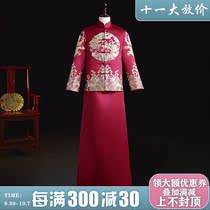 Chinese style dress show he Clothing mens 2021 new wedding Lang dress toast Chinese style dress costume