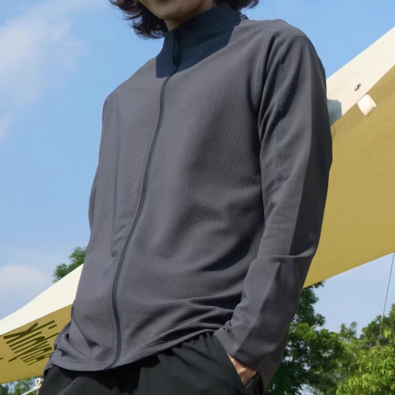 2026 Winter Outdoor Sports Training Clothing Slim-Fit Zipper Jacket Fitness Cycling Running Quick-Drying Breathable Cardigan for Men