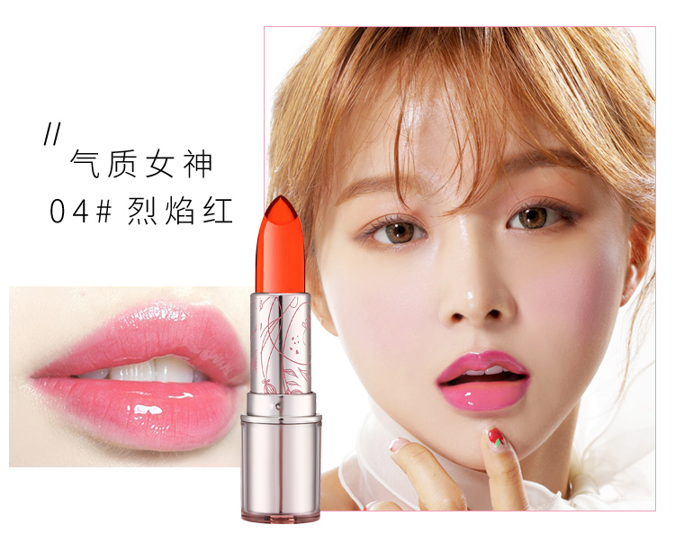 4 mùa màu pha lê pha lê thạch thay đổi nhiệt độ son môi dưỡng ẩm cho môi không dễ bị mất màu vết cốc cắn môi trang điểm không thấm nước - Son môi 3ce stylenanda velvet lip tint