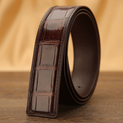 Мужской ремень, пряжка, Таиланд, крокодил, из натуральной кожи