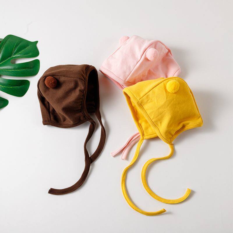 ins Korean baby hat autumn and winter cotton hat plus velvet thick warm ear protection men and women baby tide hat 0-2 years old