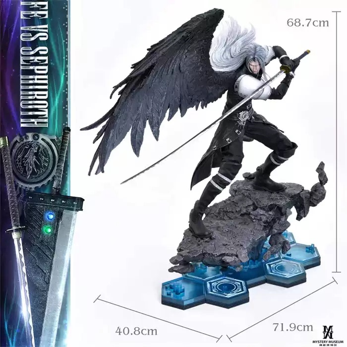 Square Enix Masterline Final Fantasy Vii Remake Cloud Sephiroth Statue