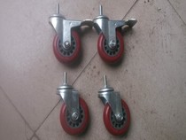 Stainless steel worktable wheel console wheel packing table pulley