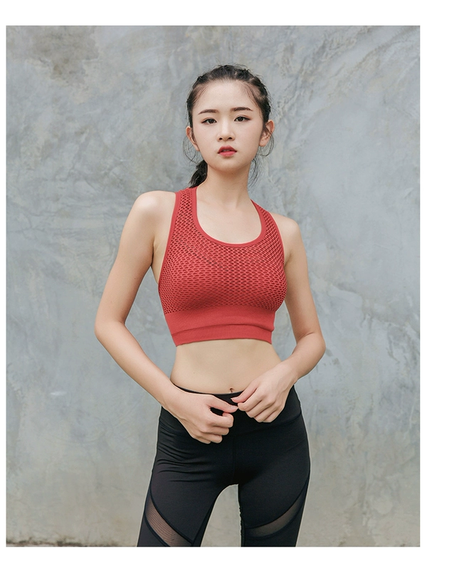 Đồ lót thể thao chống sốc cường độ cao hỗ trợ cao áo ngực tập thể dục
