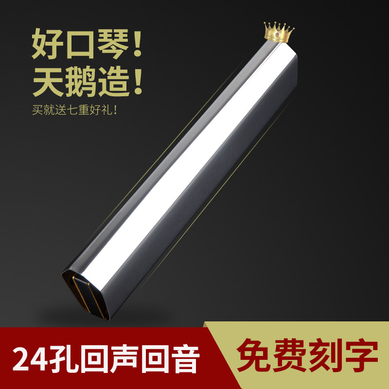 Swan Thickening 24 Conc tuning Echo Harmonica Harmonica Adult Students Uni-Tone Beginology Introductory Echo Harmonica