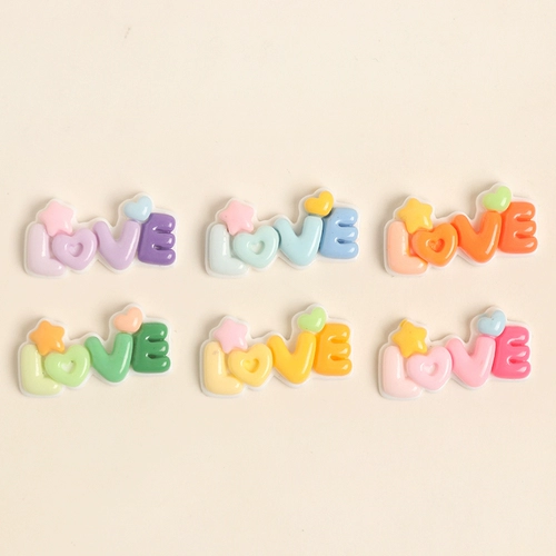 Мультяшный кремовый чехол для телефона с буквами, заколка для волос ручной работы, аксессуар, аксессуары, градиент