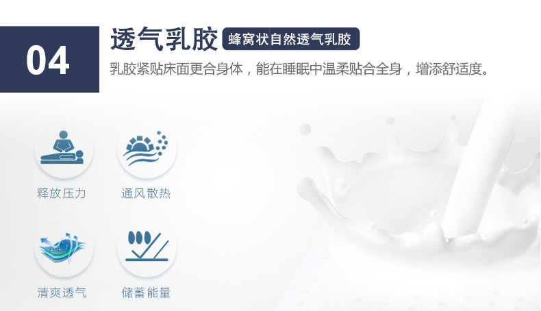 Nệm Wen Khánhgang Mủ cao su 1,5 m 1,8m lò xo xơ dừa mềm và cứng hai mặt nệm 3D bảo vệ môi trường - Nệm nệm cao su