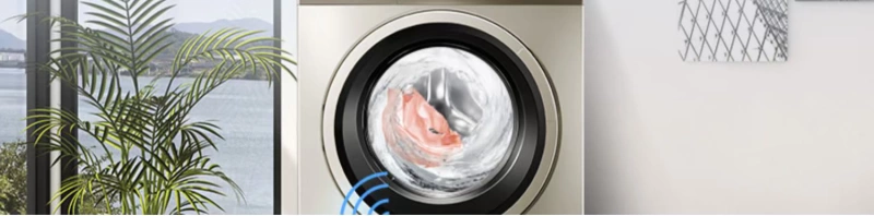 Little Swan 10kg máy giặt trống tự động chuyển đổi tần số công suất lớn WIFI điều khiển thông minh TG100-1420WDXG - May giặt