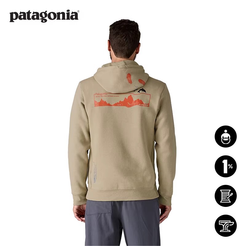Unisex Hooded Sweatshirt Long Way Round 39719 Patagonia Patagonia Unisex Hooded Sweatshirt Long Way Round 39719 Patagonia Patagonia